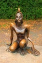 Princess-frog - a bronze sculpture in the city of Svetlogorsk