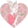 Princess Kissing Frog