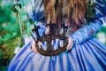 Princess in magic forest Royalty Free Stock Photo