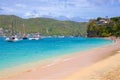 Princess Margaret beach in Bequia, Caribbean