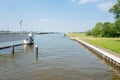 Princess Margriet canal in Lemmer.