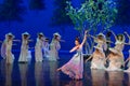 Princess `Ning`-The first act: the mulberry garden-Epic dance drama `Silk Princess` Royalty Free Stock Photo