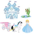 Princess, Palace and Fairytale pink carriage