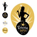 Princess Party logo design.