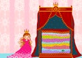 Princess and the pea Royalty Free Stock Photo