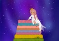 The princess and the pea Royalty Free Stock Photo