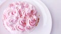 Princess Pink cupcake. Royalty Free Stock Photo