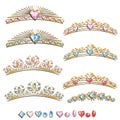 Princess precious diadems set