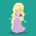 Princess Purple Dress Blondie 20