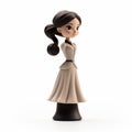 Princess Tokyo Disney Figurine: Kahlil Gibran-inspired Monochromatic Depth Royalty Free Stock Photo