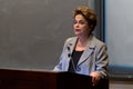 Princeton, NJ, USA - April 13, 2017 - Former Brazilian President Dilma Rousseff