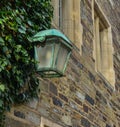 PRINCETON, NUSA - NOVENBER 12, 2019: antique lantern and elements of architecture on the educational building. Princeton