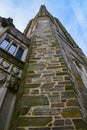 PRINCETON, USA - NOVEMBER 12, 2019: Holder Hall, view of the Holder Hall building, elements of architecture. Princeton