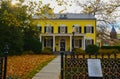 PRINCETON, USA - NOVEMBER 12, 2019: Joseph Henry House Historic sites. Andlinger Center for the Humanities. Princeton. NJ USA