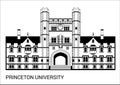 Princeton University. Vector Illustration.