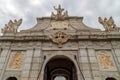 Principal gate for entrance in medieval fortress of Alba Iulia Royalty Free Stock Photo