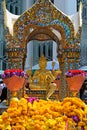 Principal image of Mahabrahma at the Erawan Shrine, Bangkok, commonly referred to as the Four-Faced Buddha Royalty Free Stock Photo