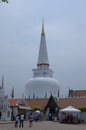 The principal Stupa, Phra Borommathat Chedi