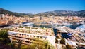 Principality of Monaco harbor Royalty Free Stock Photo