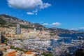 Principaute of monaco and monte carlo Royalty Free Stock Photo