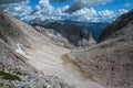 Principe Pass in Catinaccio Dolomites and Antermoia valley, Trentino