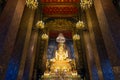 Principle Buddha image in a temple Buddhism temple,Thailand