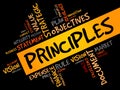 Principles word cloud