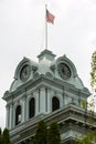 The Clock Tower Atop the Crook County Courthouse in Prineville, Oregon, USA Royalty Free Stock Photo