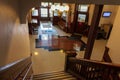 Looking Down at the Lobby inside the Crook County Courthouse, Prineville, Oregon, USA Royalty Free Stock Photo