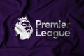 selective focus Logo The Premier League is the highest league in the football league system in England