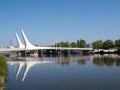 Prins Berhardbrug in Zaandam. Royalty Free Stock Photo