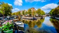 Prinsengracht canal in Amsterdam in Holland