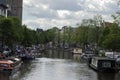 Prinsengracht Canal At Amsterdam The Netherlands 2-7-2019 Royalty Free Stock Photo
