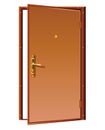 Minimalist home wooden door