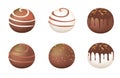 Chocolate round candy