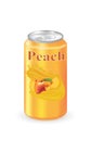 Peach juice can