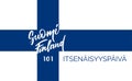Suomi Finland, 101 years of independence - text on Finnish language