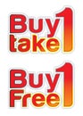 Buy 1 free 1 poster ad