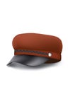 Brown woman military cap