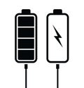 Battery black charging levels