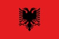 Vector Albania flag, Albania flag illustration, Albania flag picture, Albania flag image