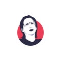 Luka Modric face vector illustration isolated design avatar template element