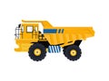 Dump truck illustration Royalty Free Stock Photo