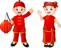 Cute Chinese children cartoon