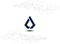 Lisk LSK crypto network Royalty Free Stock Photo