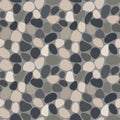 Seamless pattern with pebbles Royalty Free Stock Photo