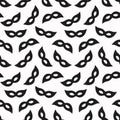 Seamless pattern with masquerade mask Royalty Free Stock Photo