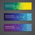 Polygonal banners