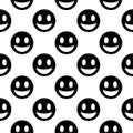 Seamless pattern with smiles Royalty Free Stock Photo