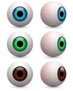 Set of eyeballs